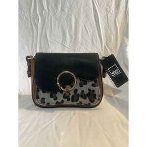 MKF Collection Mini Crossbody Shoulder Bag for Women - Black brown